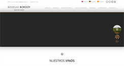 Desktop Screenshot of bodegasbordoy.es